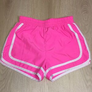 Champion Hot Pink Athletic Shorts Girl’s 7/8 Authentic Athleticwear Brief Lined